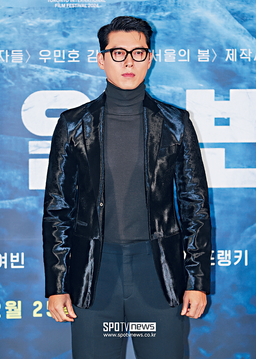 玄彬昨日亮相新片發布會，疑造型出事顯得發福。