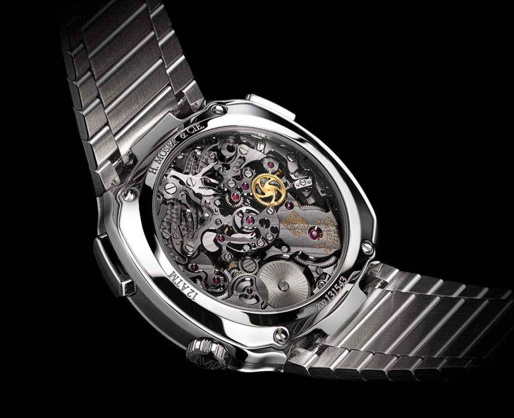 H. Moser & Cie. Streamliner Flyback Chronograph Automatic Frozen,錶殼:42.3mm不鏽鋼 / 機芯:HMC 907自動 / 售價:47,000瑞郎(不鏽鋼)。 H. Moser & Cie. Streamliner Flyback Chronograph Automatic Frozen,錶殼:42.3mm不鏽鋼 / 機芯:HMC 907自動 / 售價:47,000瑞郎(不鏽鋼)。