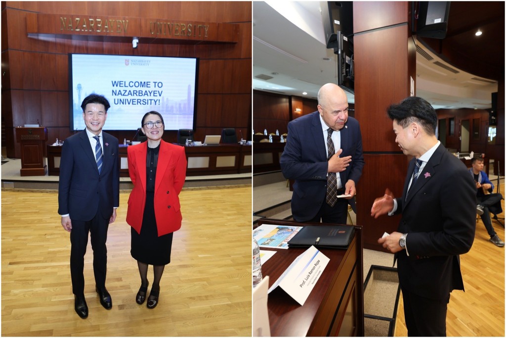 香港律師會會長湯文龍到訪納扎爾巴耶夫大學 香港律師會會長湯文龍到訪納扎爾巴耶夫大學