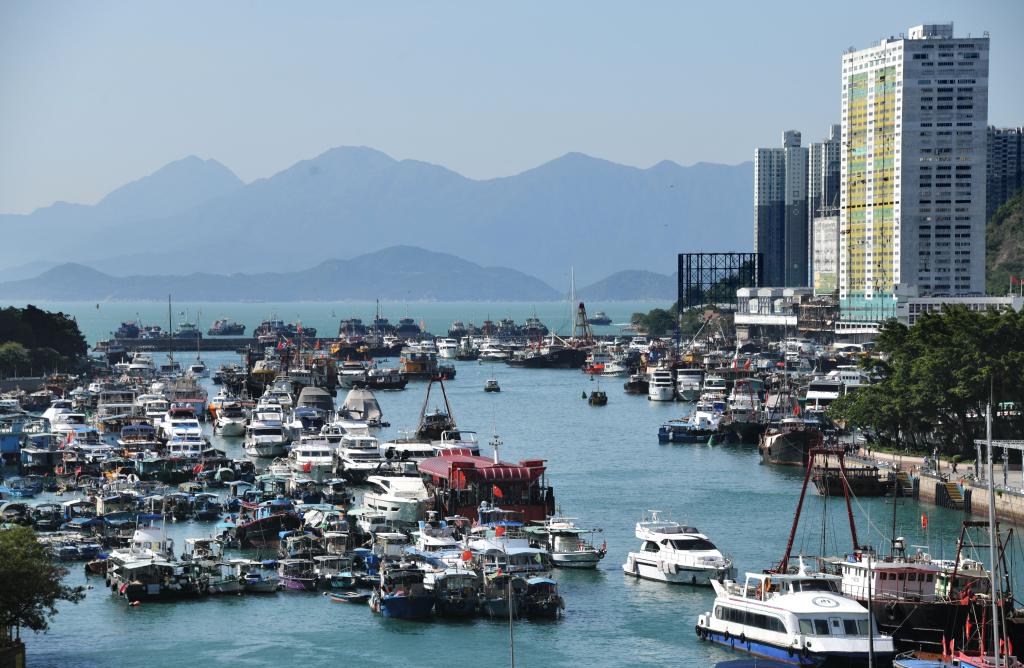 香港仔避風塘擴建後將提供200個泊位。 香港仔避風塘擴建後將提供200個泊位。