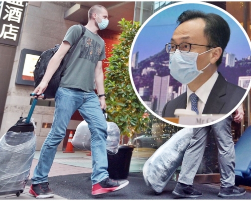 首批指定酒店共有36間,分布全港各區,提供共12000間房間。資料圖片(小圖為聶德權)