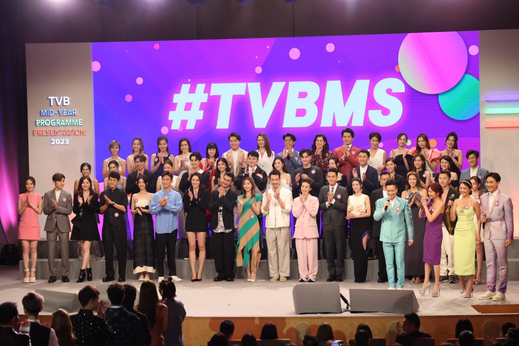 一眾小生今日出席《2023 TVB年中節目巡禮》。