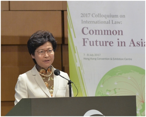 行政長官林鄭月娥。資料圖片