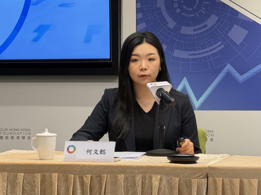 團結香港基金研究經理何文懿。曹露尹攝