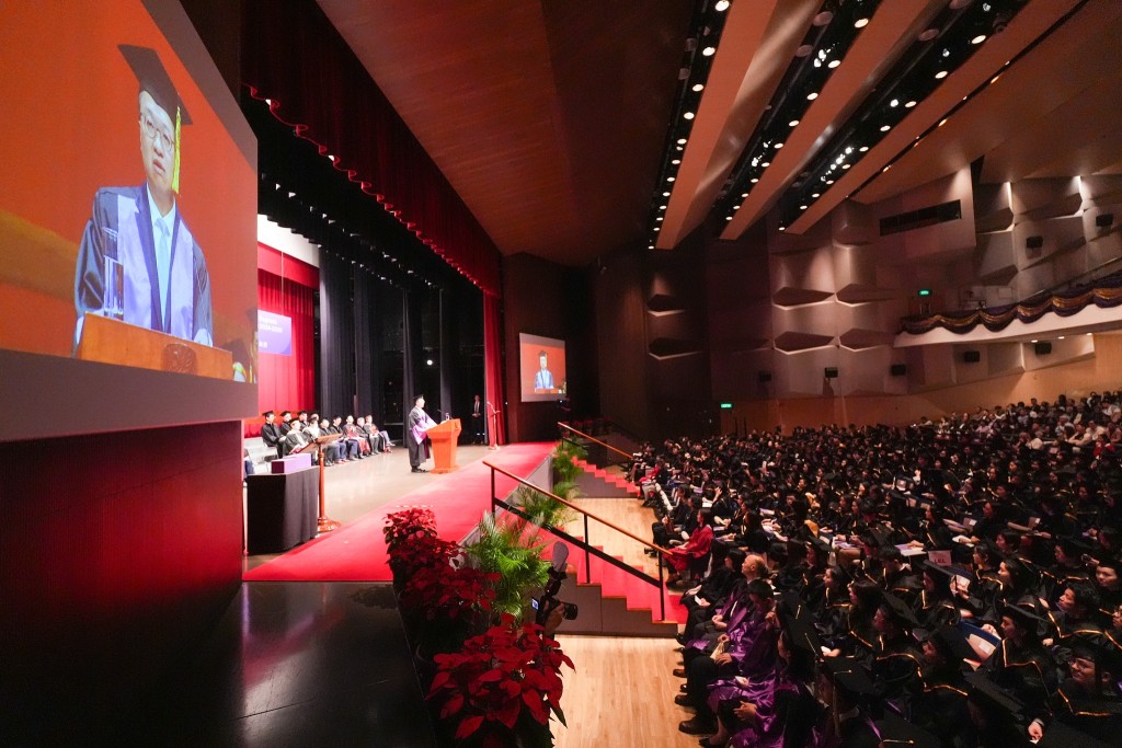 林定國出席香港中文大學法律學院博士及碩士學位畢業典禮。林定國FB圖片