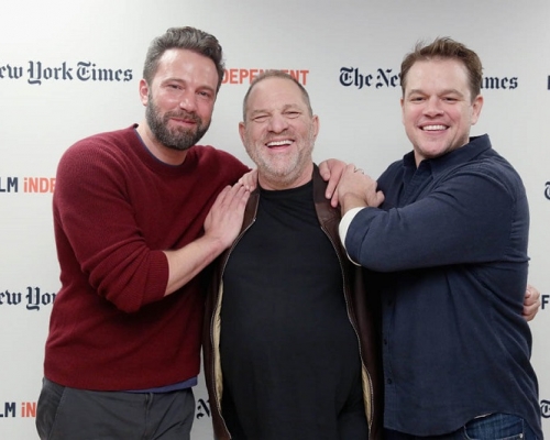 賓艾弗力、Harvey Weinstein及麥迪文。