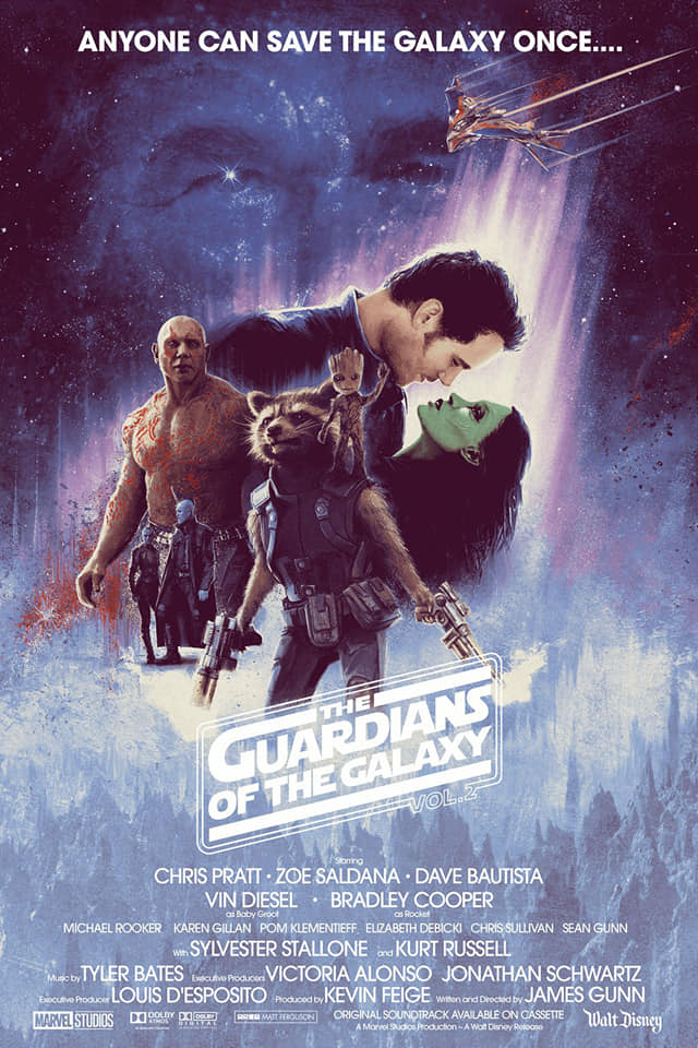  《銀河守護隊2》電影海報（圖片來源：Marvel）