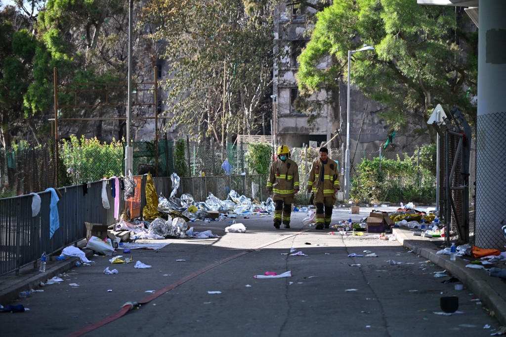 現場滿目瘡痍。