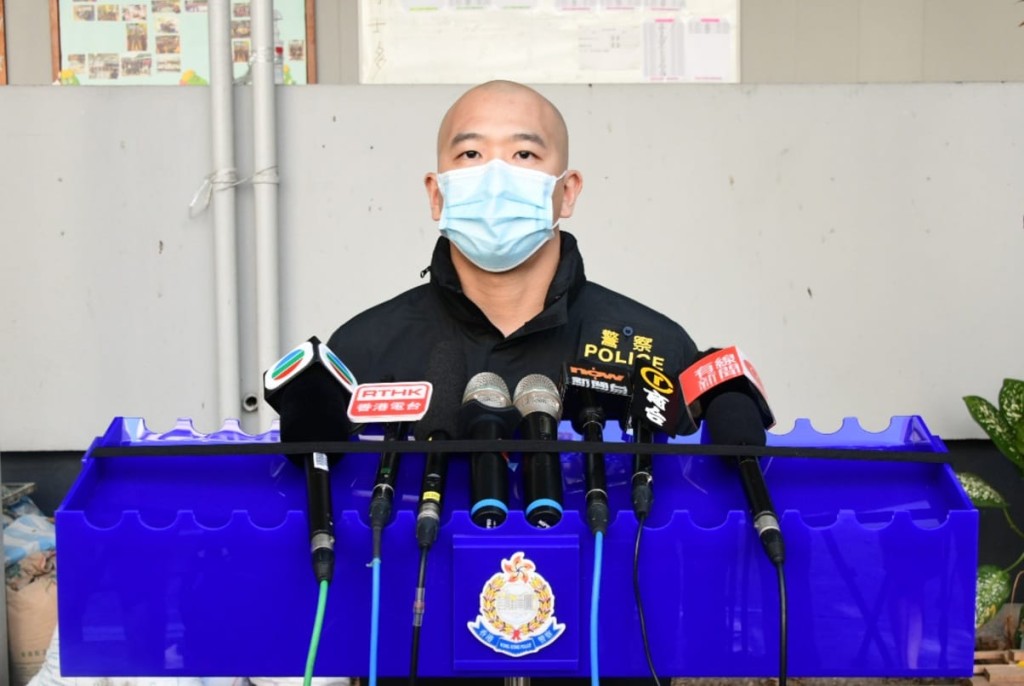 警方旺角警區重案組第二隊偵緝高級督察劉鈞豪。