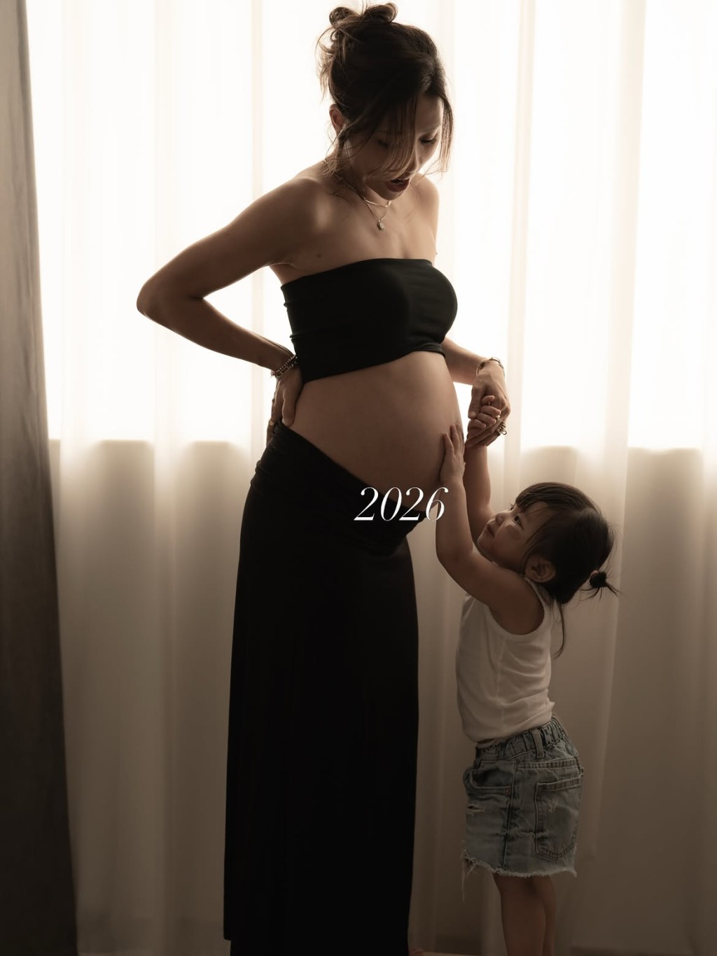 林德信老婆拍下珍貴時刻。 林德信老婆拍下珍貴時刻。