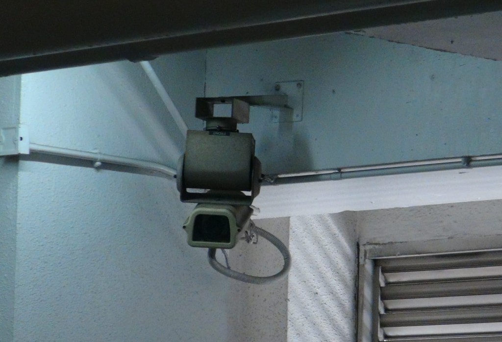 停車場內有閉路電視系統監察。 林思明攝