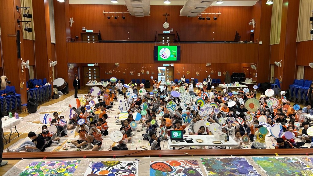 油蔴地天主教小學（海泓道）「藝術教育日暨精神健康日」（攝：劉佩樺）