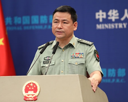 國防部新聞發言人吳謙。國防部相片
