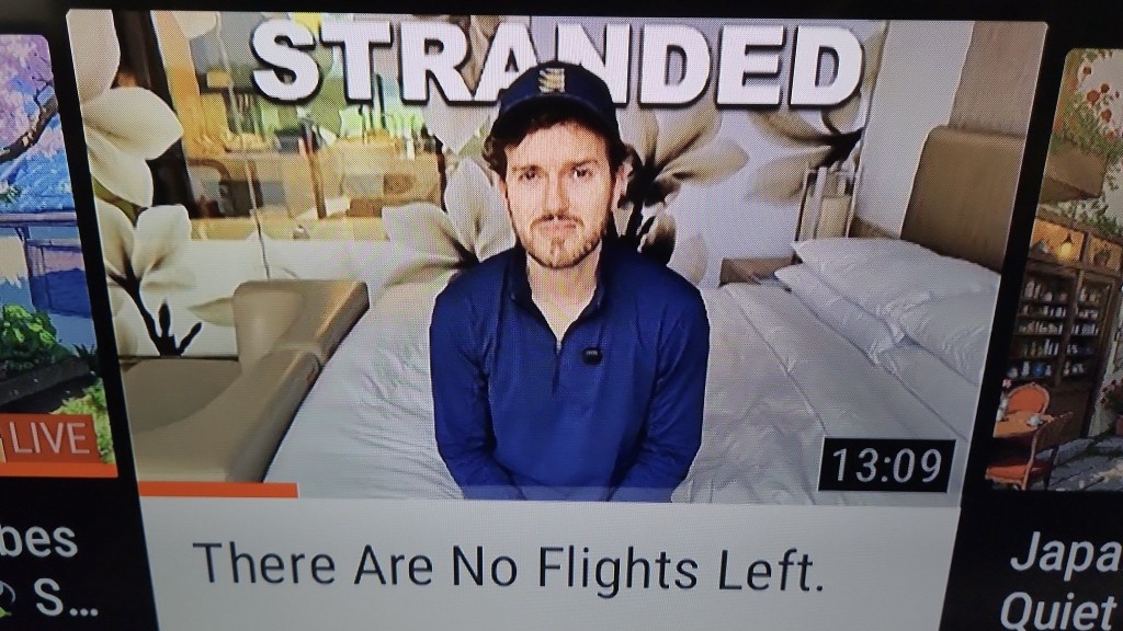 旅遊網紅高茲（Daniel Goz）喊「受困亞洲」被質疑抽水。 X@samah_fadil