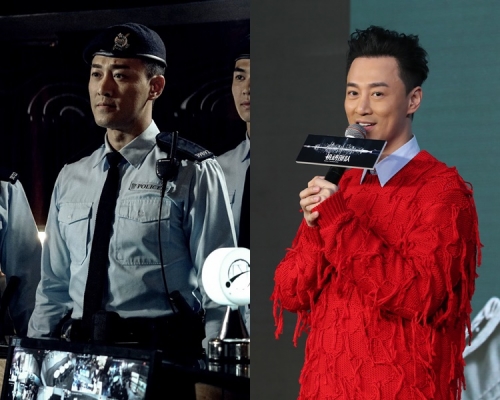 林峯在記者會上興奮講感受。