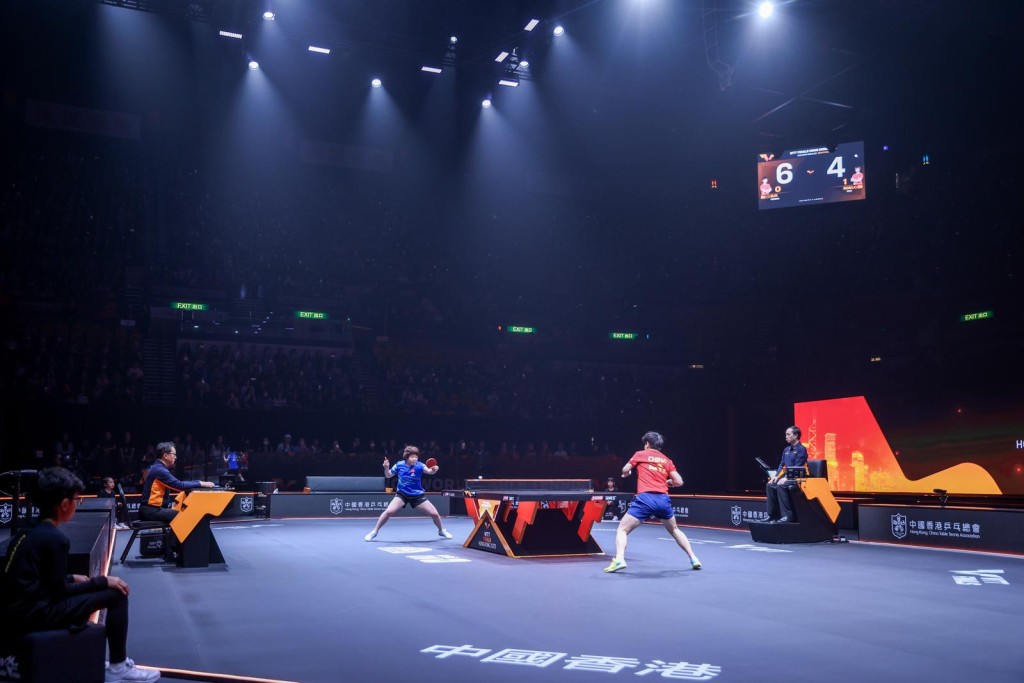 莎莎每一場比賽都成球迷焦點。何家豪攝 莎莎每一場比賽都成球迷焦點。何家豪攝