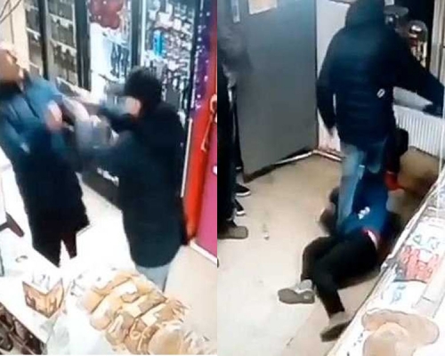 一名男子和收款員聊天被人打死身亡，兇手指他阻擋付款。(網圖)