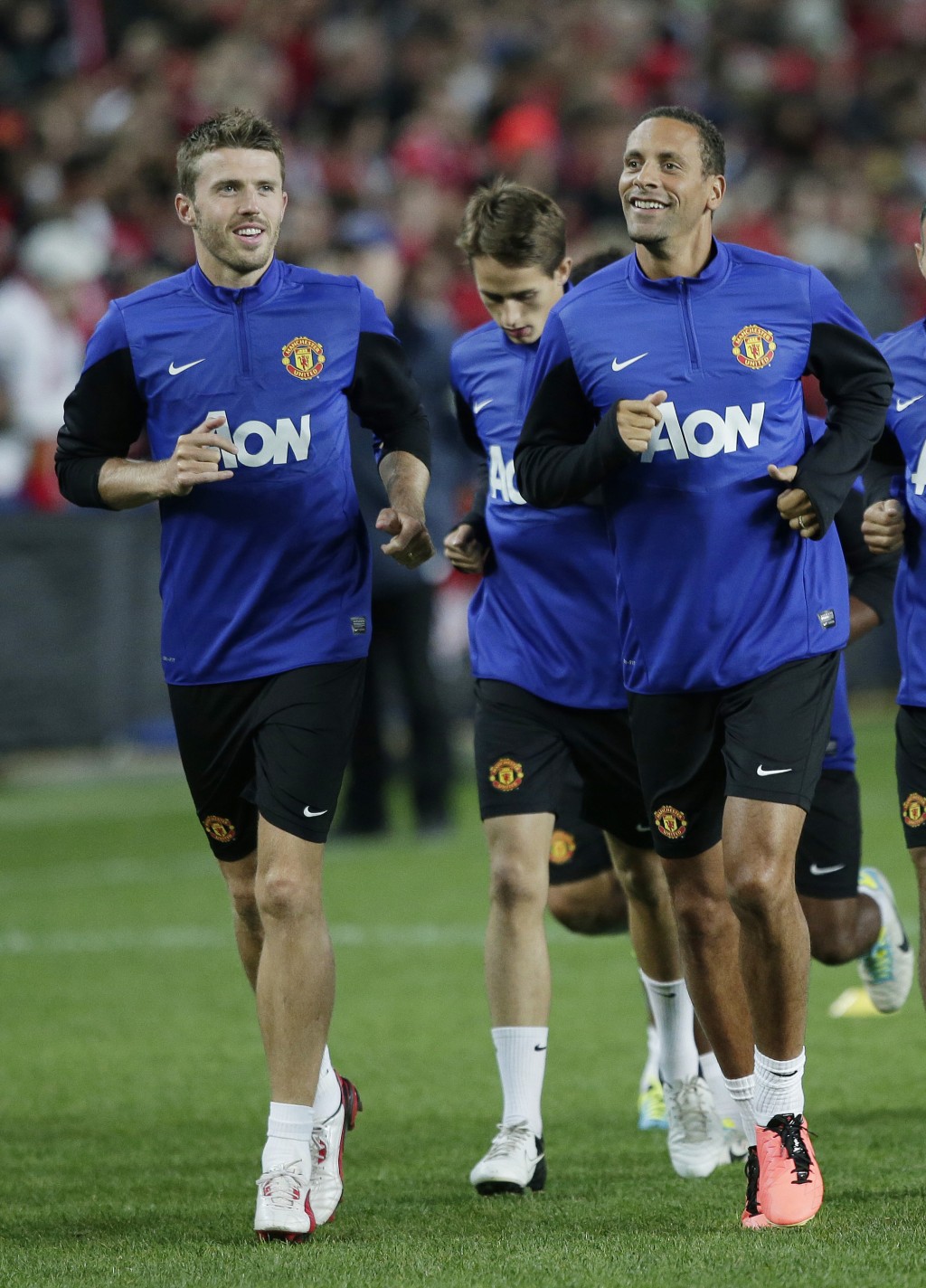 里奧費迪南和卡域克是多年隊友。路透社