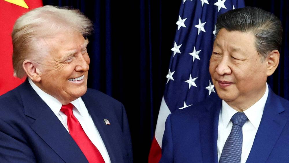 特朗普稱期待本月與習近平會面。 路透社資料圖