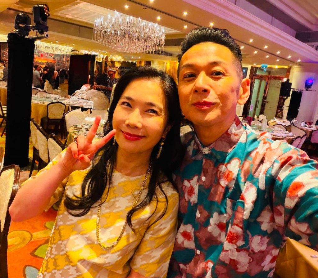 陳佩珊和吳家樂合照。