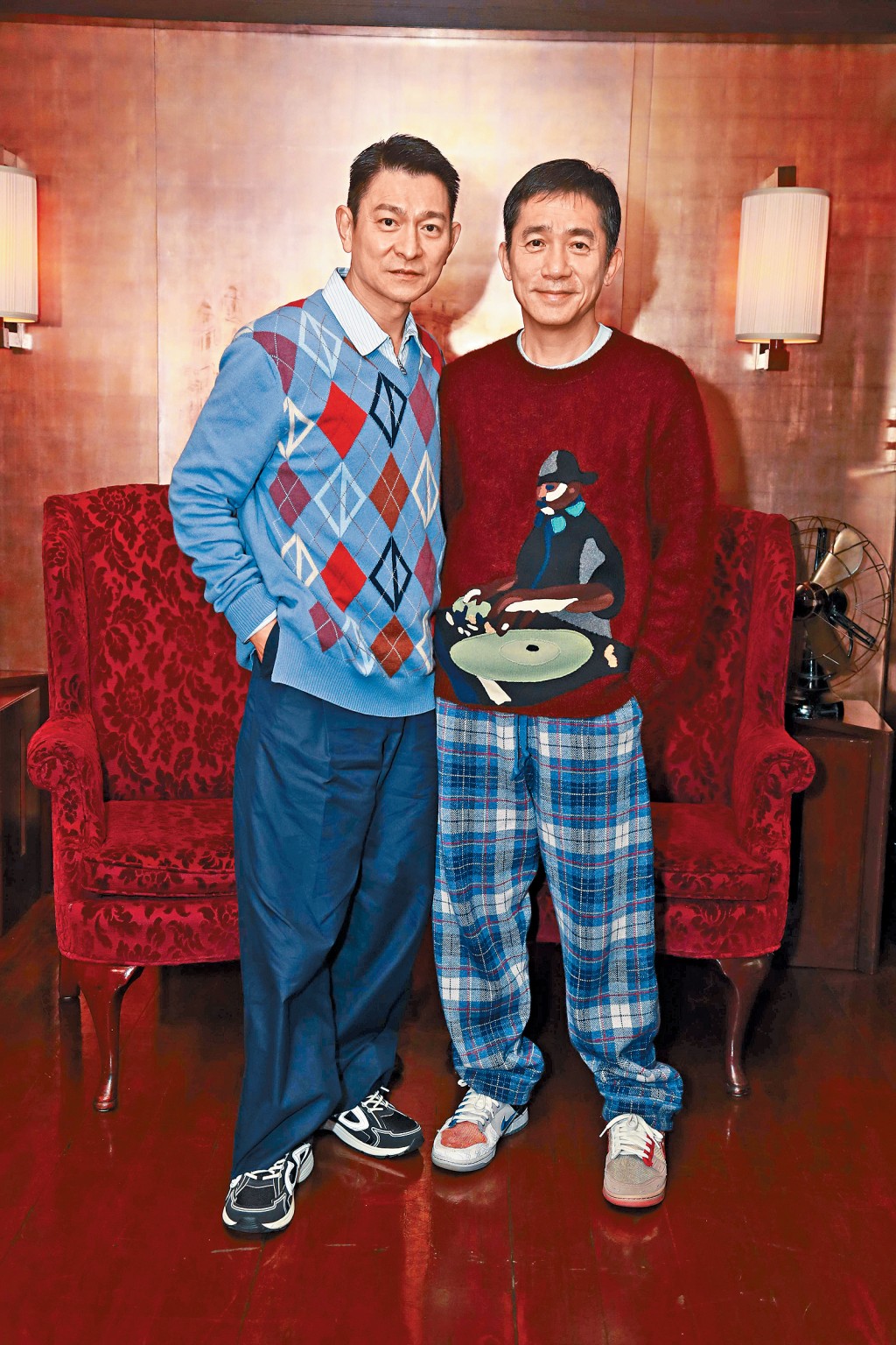 偉仔、華仔相隔廿年再度合作，在英皇電影《金手指》上演精彩對手戲。