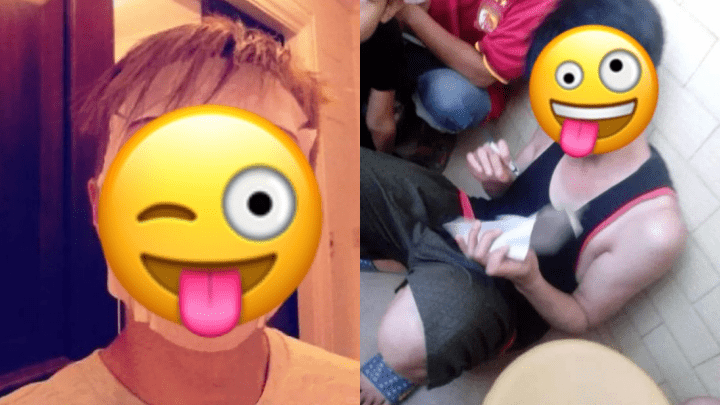 43歲潮爆歌王,昨日被網民翻出陳年舊照賀壽。