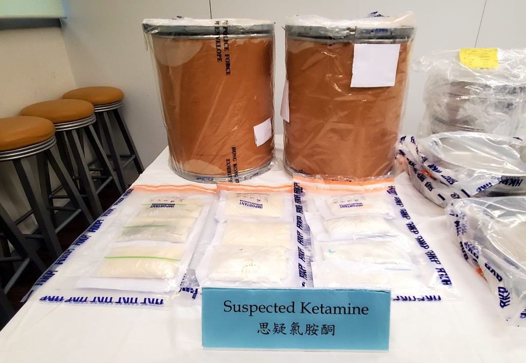 檢獲的毒品約值3800萬元。