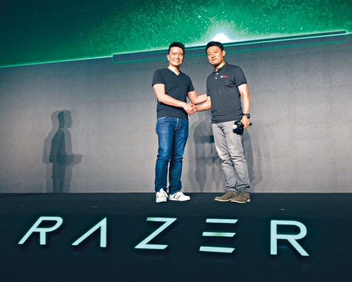 ■陳民亮（左）目前持有雷蛇34.35%股權。