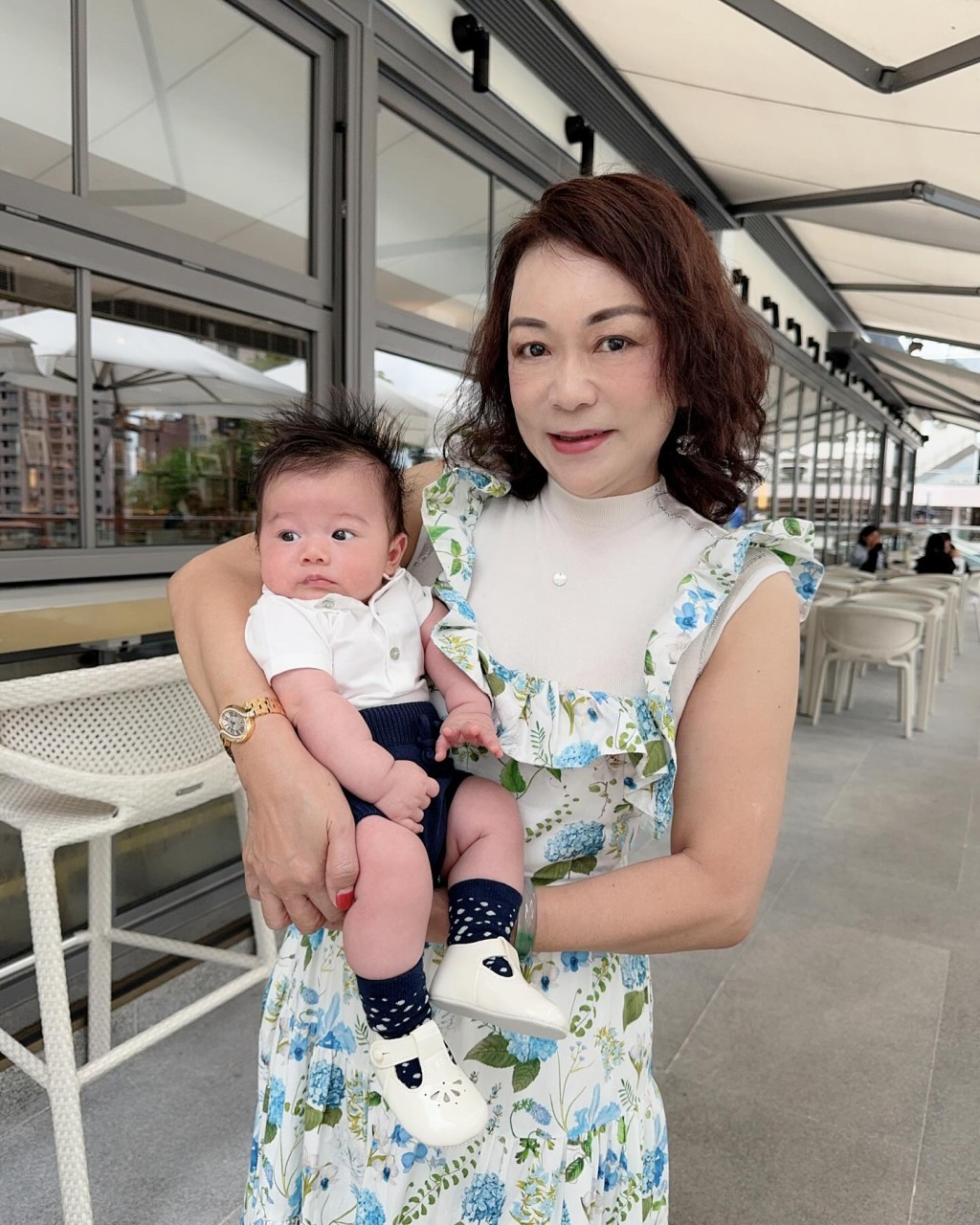 林作媽媽王莉妮公開麥明詩兒子正面樣。 林作媽媽王莉妮公開麥明詩兒子正面樣。