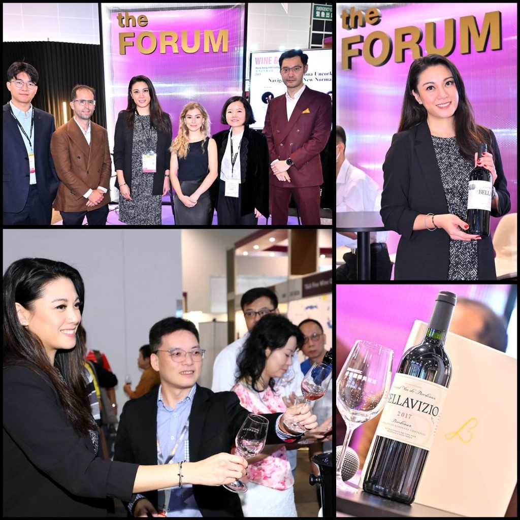 廖碧儿日前回港出席香港国际美酒展活动。