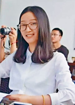 中國訪問學者章瑩穎傳被殺害。