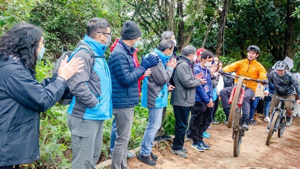 香港首個越野單車練習場今日開幕,該練習場是全港唯一涵蓋全部5個越野單車徑難度級別的場地。政府新聞處