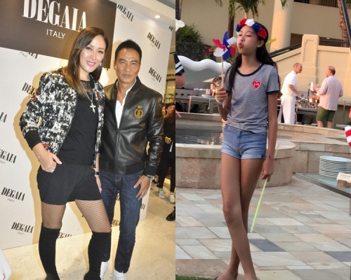 Ella這超長腿唔係講笑，腿已經長過華哥了。