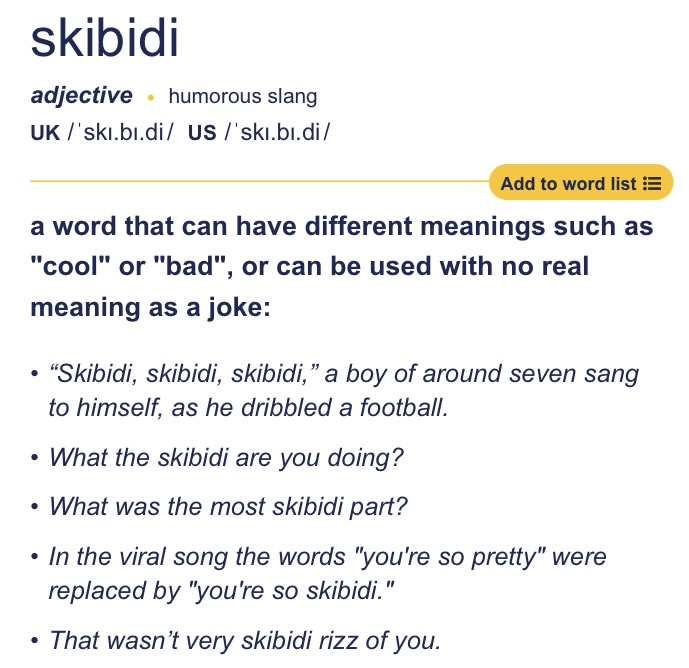Skibidi 有很多意思。 Skibidi 有很多意思。