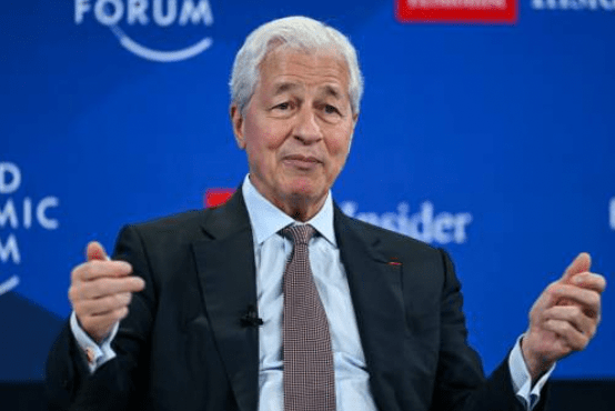 摩根大通行政總裁戴蒙。法新社