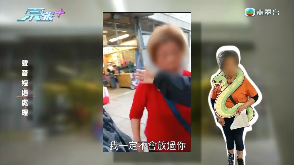 阿珍被指曾出手襲擊阿麗，更揚言「一定不會放過你」。