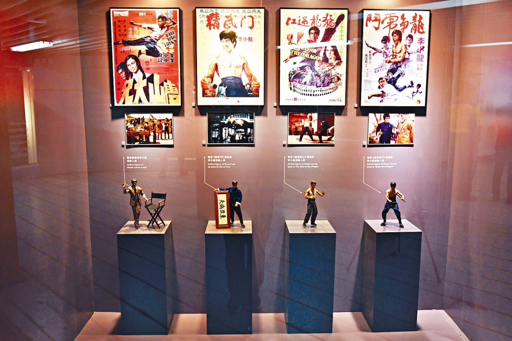 「港鐵．藝術」展廊展出的部分展品。