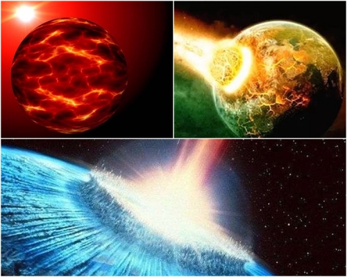英國科學家米德表示末日行星「尼比魯星」於2個月後撞向地球,引發世界末日。網圖