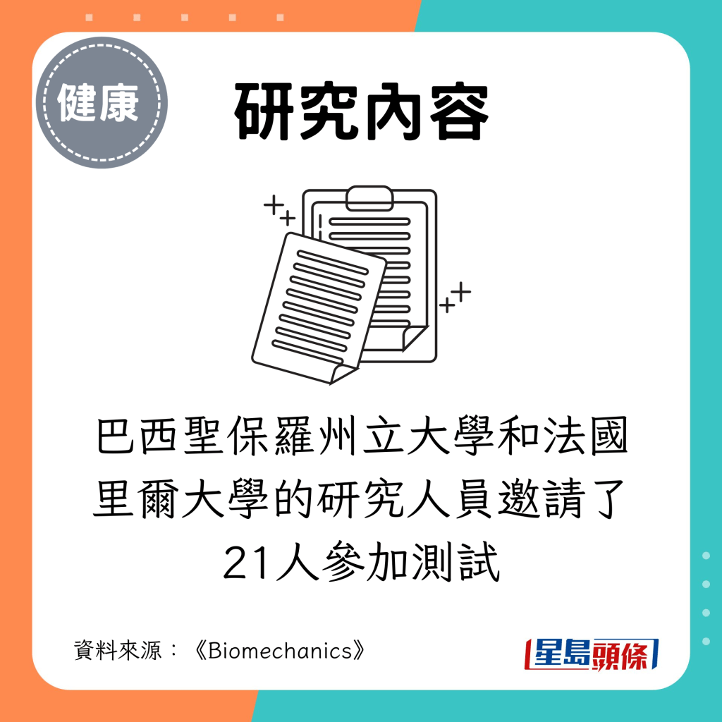 因此邀請了21名長者進行測試