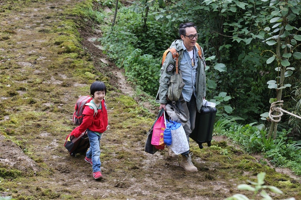 吳鎮宇於2014年帶囝囝吳費曼參加內地綜藝節目《爸爸去哪兒2》。