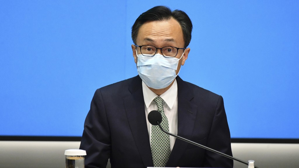 聶德權強調絕大部分公務員積極盡忠職守投入抗疫工作。資料圖片