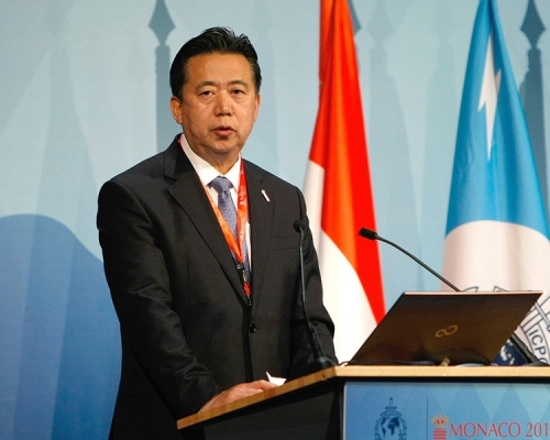 公安部原副部長孟宏偉。AP