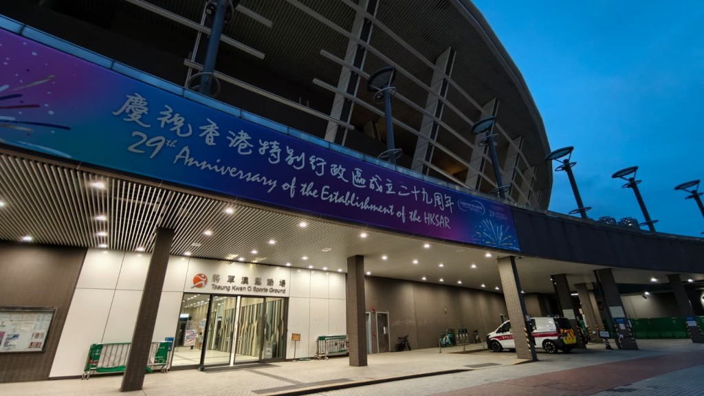 男童跑步期間突然嘔吐，之後暈倒地上。黃文威攝