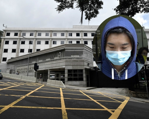 美國領事館不評論曾志健是否曾經求助。資料圖片