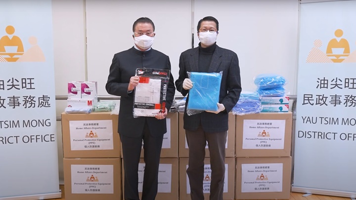 陳積志指喜見官民合作抗疫機制啟動。