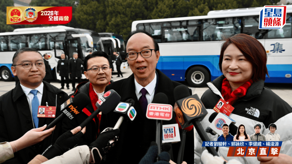 港區全國人大代表團團長、第一召集人馬逢國。劉駿軒攝