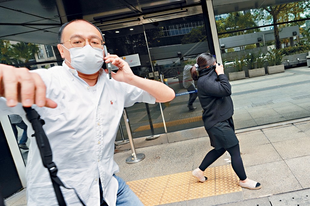 本案被告中，盧彥樺（右）及郭浩良（左）為夫婦。