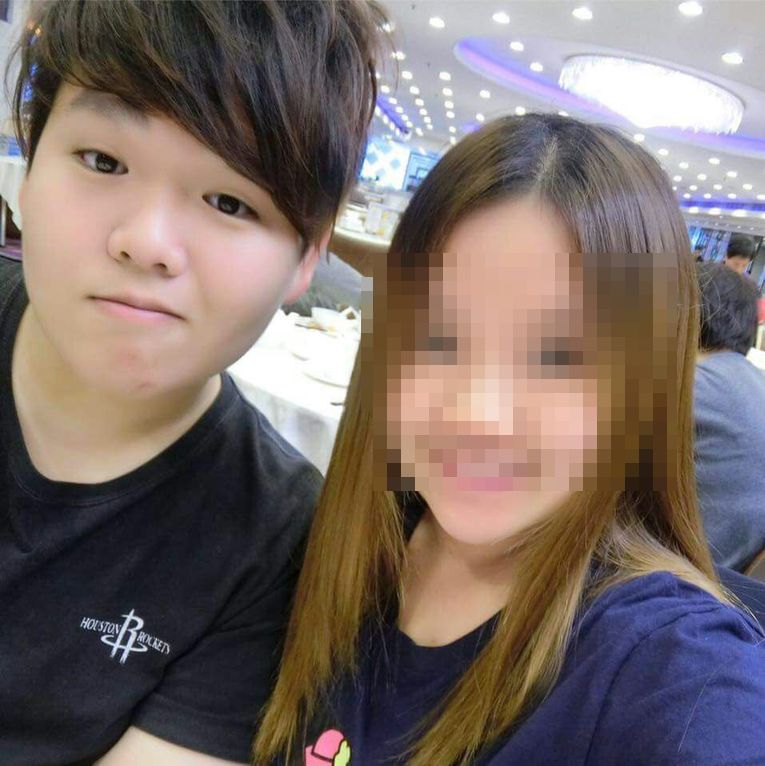 死者與女友。網圖