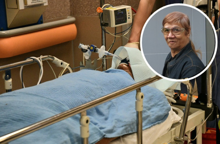 伤者「特技之父」陈一言送院。 资料图片