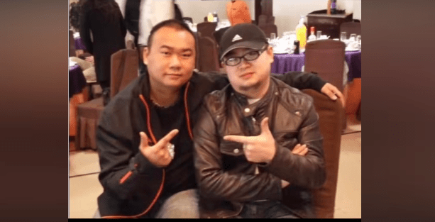 苟偉和師兄「杜校長」。 苟偉和師兄「杜校長」。